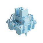 Akko V3 Creamy Blue Pro Keyboard Switch with Dustproof Stem for Mechanical Gaming Keyboard, 5-Pin 45gf Pre Lubed Tactile Key Switches (45pcs)