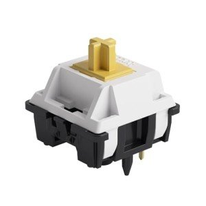 Akko V3 Penguin Tactile Silent Keyboard Switch for Mechanical Gaming Keyboard, 5-Pin 43gf Quiet Pre-Lubed Switches with Standard MX Structure (45pcs)