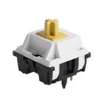 Akko V3 Penguin Tactile Silent Keyboard Switch for Mechanical Gaming Keyboard, 5-Pin 43gf Quiet Pre-Lubed Switches with Standard MX Structure (45pcs)