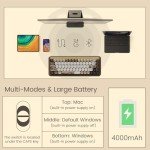 Akko Mechanical Gaming Keyboard with Walnut Wooden Case, MU01 Mountain Seclusion 65% 68-Key RGB 2.4G Wireless/Bluetooth/Wired Hot-swappable Keyboard with PBT Dye-Sub Keycaps for Mac & Win