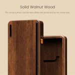 Akko Mechanical Gaming Keyboard with Walnut Wooden Case, MU01 Mountain Seclusion 65% 68-Key RGB 2.4G Wireless/Bluetooth/Wired Hot-swappable Keyboard with PBT Dye-Sub Keycaps for Mac & Win