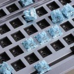 Akko V3 Creamy Blue Pro Keyboard Switch with Dustproof Stem for Mechanical Gaming Keyboard, 5-Pin 45gf Pre Lubed Tactile Key Switches (45pcs)