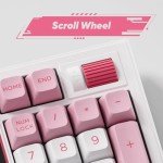 Akko 5098B Wireless Gaming Keyboard with Screen, Prunus Lannesiana Keyboard with Scroll Wheel, Hot-Swappable Mechanical Keyboard with Numberpad, RGB Gasket Keyboard, Piano Pre Lubed Switch