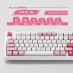 Akko 5098B Wireless Gaming Keyboard with Screen, Prunus Lannesiana Keyboard with Scroll Wheel, Hot-Swappable Mechanical Keyboard with Numberpad, RGB Gasket Keyboard, Piano Pre Lubed Switch