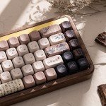 Akko PBT Keycaps Set, Mountain Seclusion MOA Profile 140-Key PBT Keycaps for Mechanical Keyboards