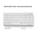 Akko 5075B Plus Air 75% Mechanical Keyboard Gasket Mount Hot Swappable RGB Wireless/Bluetooth/Wired Gaming Keyboard with PBT Dye-Sub Cherry Profile Keycaps for Mac/Win/Web（V3 Piano Pro Switch）