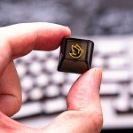 Akko Clear Keycap Set V2, Black Transparent 155-Key ASA Profile with Mac Keycaps and Split Spacebars for Mechanical Keyboard