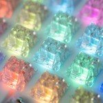 Akko V3 Crystal Pro Keyboard Switch with Dustproof Stem for Mechanical Gaming Keyboard, 43gf Actuation Force Key Pre-Lubed Switches (45pcs)