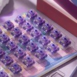 Akko Linear Switches Mechanical Gaming Keyboard Starlit Switch 5-Pin with LED Diffuser Pre-Lubed 45gf