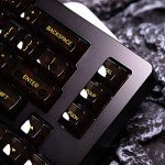 Akko Clear Keycap Set V2, Black Transparent 155-Key ASA Profile with Mac Keycaps and Split Spacebars for Mechanical Keyboard