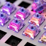 Akko Linear Switches Mechanical Gaming Keyboard Starlit Switch 5-Pin with LED Diffuser Pre-Lubed 45gf