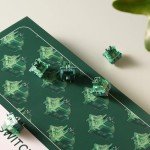 Akko V3 Matcha Green Pro Keyboard Switch with Dustproof Stem for Mechanical Gaming Keyboard, 50gf Actuation Force Linear Switches Pre-Lubed Switch (45 pcs)