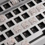 Akko V3 Crystal Pro Keyboard Switch with Dustproof Stem for Mechanical Gaming Keyboard, 43gf Actuation Force Key Pre-Lubed Switches (45pcs)