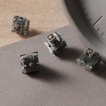 Akko V3 Silver Pro Keyboard Switch with Dustproof Stem for Mechanical Gaming Keyboard, 5-Pin Linear Pre-Lubed Switches (45pcs)