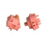 Akko Rosewood Keyboard Switch for Mechanical Gaming Keyboard, 5-Pin 40gf Linear Pre-Lubed Switches (45pcs)