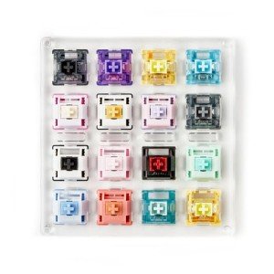 Akko 16-Key Switch Tester Mechanical Keyboards Acrylic Testing Tool Mechanical Keyboard Switches