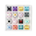 Akko 16-Key Switch Tester Mechanical Keyboards Acrylic Testing Tool Mechanical Keyboard Switches