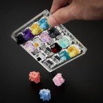 Akko 16-Key Switch Tester Mechanical Keyboards Acrylic Testing Tool Mechanical Keyboard Switches