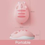 Akko Cat Theme Wireless Gaming Mouse, 2.4G GHz with a USB Receiver, Cute Optical Cordless Cartoon Mice for Computer/Laptop/Desktop/PC, Compatible with Mac/Win (Pink Angie)