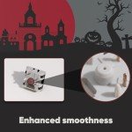 Akko Dracula Linear Keyboard Switch with Diffuser for Backlit Mechanical Gaming Keyboard, 5-Pin 35gf Pre-Lubed Switches with Standard MX Structure (45pcs)