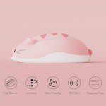 Akko Cat Theme Wireless Gaming Mouse, 2.4G GHz with a USB Receiver, Cute Optical Cordless Cartoon Mice for Computer/Laptop/Desktop/PC, Compatible with Mac/Win (Pink Angie)