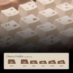 Akko PBT Keycaps Set, Mountain Seclusion Cherry Profile 140-Key PBT Keycaps for Mechanical Keyboards