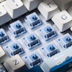 Akko Mirror Keyboard Switch for Mechanical Gaming Keyboard, 5-Pin 37gf Linear Pre-Lubed Key Switches Custom Keyboard Switch(45pcs)