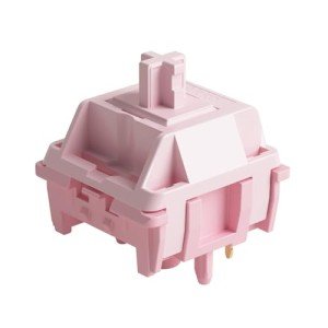 Akko Stellar Rose Switch for Mechanical Gaming Keyboard, 5-Pin 37gf Linear Pre-Lubed Key Switches Custom Keyboard Switch(45pcs)