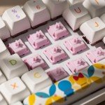 Akko Stellar Rose Switch for Mechanical Gaming Keyboard, 5-Pin 37gf Linear Pre-Lubed Key Switches Custom Keyboard Switch(45pcs)