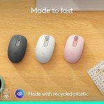 Logitech M196 Bluetooth Wireless Mouse, Compact and Portable Mouse for Laptops, Tablets and More, 12-Month Battery, Smooth Tracking, Compatible with PC and Mac, Windows and macOS - Rose