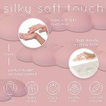 Create-ables Qloud Cloud Wrist Rest Keyboard Wrist Rest for Computer Keyboard Pad, Cloud Keyboard Wrist Rest, Wrist Pad for Keyboard, Memory Foam, Non Slip Base, Comes with Mouse Pad - Pastel Pink