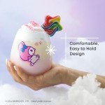 JoyJolt Hello Kitty & Friends Above the Clouds Stemless Drinking Glasses, 15 oz Ombre Glass Cup Set of 4 ft Hello Kitty Keroppi My Melody Pompompurin, Kawaii Kitchen Glassware Sets