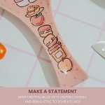 Sanrio Hello Kitty Stacked Snacks Ceramic Spoon Rest Holder | Kitchen Organizer For Utensils To Keep Countertop Clean
