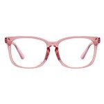 MAXJULI Blue Light Blocking Glasses,Computer Reading/Gaming/TV/Phones Glasses for Women Men(Pink)
