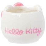 Silver Buffalo Sanrio Hello Kitty Different Color Bows 4 Pack Ceramic 3D Sculpted Mini Cup Set, Perfect as a Sugar, Cream, or Milk Set, 3.5 Ounces