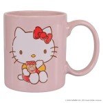 Uncanny Brands Hello Kitty Single Cup Coffee Maker Gift Set with 2 Mugs