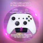 RYR Wireless Gaming Headset for Xbox Series X|S, Xbox One, PC, PS5/4, Mac, Mobile, Switch, 3D Surround Sound, Bluetooth 5.3, 60H Battery, Gaming Headphones with Detachable Noise Canceling Mic-Pink