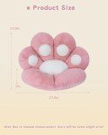 MOONBEEKI Cat Paw Cushion Chair Comfy Kawaii Chair Plush Seat Cushions Shape Lazy Pillow for Gamer Chair 28"x 24" Cozy Floor Cute Seat Kawaii for Girl Worker Gift, Dining Room Bedroom Decorate