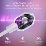 RYR Wireless Gaming Headset for Xbox Series X|S, Xbox One, PC, PS5/4, Mac, Mobile, Switch, 3D Surround Sound, Bluetooth 5.3, 60H Battery, Gaming Headphones with Detachable Noise Canceling Mic-Pink