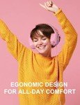 ZIUMIER Z30 Pink Gaming Headset for PS4, PS5, Xbox One, PC, Wired Over-Ear Headphone with Noise Canceling Microphone, LED RGB Light, Surround Sound,Comfortable Earmuffs (Pink)