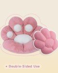 MOONBEEKI Cat Paw Cushion Chair Comfy Kawaii Chair Plush Seat Cushions Shape Lazy Pillow for Gamer Chair 28"x 24" Cozy Floor Cute Seat Kawaii for Girl Worker Gift, Dining Room Bedroom Decorate