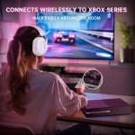 RYR Wireless Gaming Headset for Xbox Series X|S, Xbox One, PC, PS5/4, Mac, Mobile, Switch, 3D Surround Sound, Bluetooth 5.3, 60H Battery, Gaming Headphones with Detachable Noise Canceling Mic-Pink