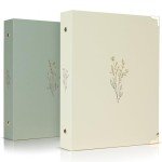 Aesthetic 6 Ring A5 Binder Set of 2 - The Perfect Small 0.75 Inch Planner Binder for Journaling or Collections - Refillable Notebook Holder with Pocket