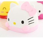 N/C Kawaii Pink Hello Kitty Tissue Box for Living Room Bedroom Bathroom car Office,Tissue Dispenser Box, Table Decoration, 6.8 x 6.7 x 6.6 ''
