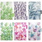 6Pack Floral Planner Binder Dividers 6-Tab A5 Six Ring Binder 6 Hole PVC Dividers for Journal, Notebook, Planner