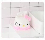N/C Kawaii Pink Hello Kitty Tissue Box for Living Room Bedroom Bathroom car Office,Tissue Dispenser Box, Table Decoration, 6.8 x 6.7 x 6.6 ''