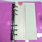 4Pcs Clear Frosted A5 A6 Page Marker Page Finder Ruler Plastic Bookmark Rulers Loose Leaf Ruler Measuring Ruler for A5 Size 6-Hole Binder Notebook