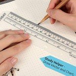 LEOBRO A5 Paper, Dotted Paper for A5 Binder, Planner Inserts, with Binder Pocket, Index Tabs, Ruler, Refill for Planner Notebook Journal