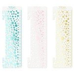 Discagenda Today Marker, Bubbles Hearts Stars for 6 Rings Binder and Discbound Dual Use Planner Organizer Bookmark Ruler, Set of 3 (A5)