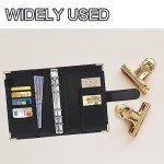 A6 Refillable 6 Ring Faux Leather Budget Binder,Mini Notebook Binder Cover for A6 Filler Paper,Loose Leaf Personal Planner Cover with Magnetic Buckle Closure (Marble White)